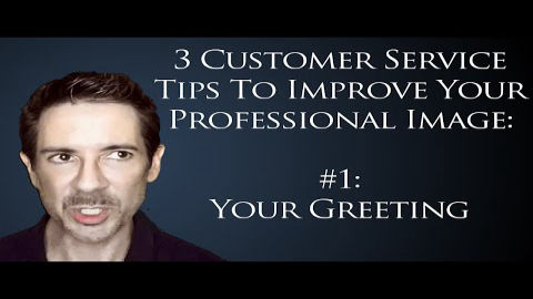 the power phrase greeting that will set you apart as a polished customer service professional. Once again, he doesn't give you the theory of greeting people.  He gives you the WORDS to use.  