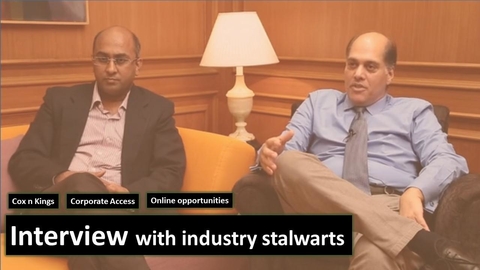Industry stalwarts, Peter Kerkar, CEO, Cox and Kings and Anil Khandelwal, CFO, Cox and Kings talk about providing unmatched corporate access to their clients. 