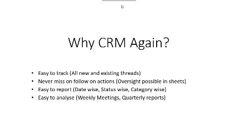 Abhijit Kulkarni, Sales Director, kPoint, explains the whys and hows of working with your CRM.