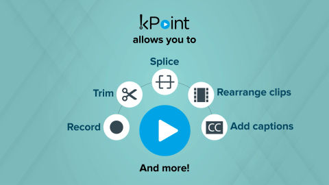Create stellar product demo videos with kPoint’s simple tools that will help you edit and customize your output to your liking. We not only help you improve business productivity, but also simplify your path to videofying!