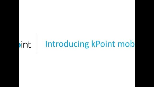 Mobility is more crucial than ever. kPoint’s mobile app takes the kPoint web experience to the next level. It is designed to address some of the real life issues with mobile video such as mobile friendly rendering, security and unreliable bandwidth.